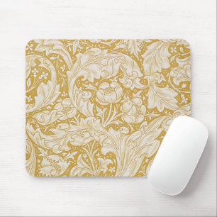 Morris Bachelor's Button Flower & Golden Stems Muismat