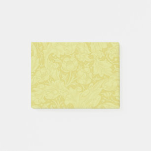 Morris Bachelor's Button Flower & Golden Stems Post-it® Notes