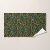 Morris Black Achtergrond Blackthorn Pattern Bad Handdoek (Handdoek)