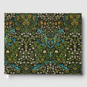 Morris Black Achtergrond  Blackthorn Pattern Gastenboek