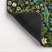 Morris Black Achtergrond  Blackthorn Pattern Muismat (Hoek)