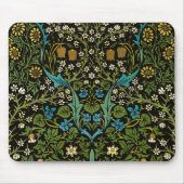 Morris Black Achtergrond  Blackthorn Pattern Muismat (Voorkant)