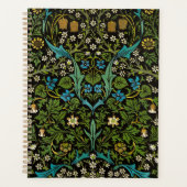 Morris Black Achtergrond Blackthorn Pattern Planner (Voorkant)
