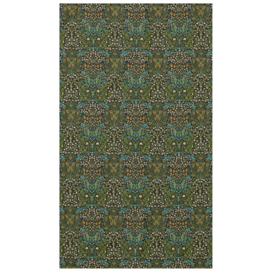 Morris Black Achtergrond Blackthorn Pattern Tafelkleed (Voorkant)