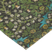 Morris Black Achtergrond Blackthorn Pattern Tafelkleed (Gekanteld)