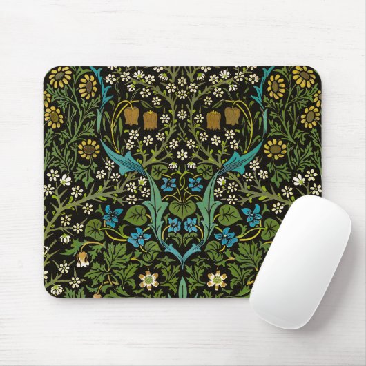 Morris Black Achtergrond Vintage Blackthorn Patroo Muismat (Met muis)