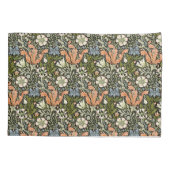 Morris BlackBackground 1896 Compton Floral Pattern Kussensloop (Achterkant)