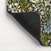 Morris BlackBackground 1896 Compton Floral Pattern Muismat (Hoek)