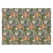 Morris BlackBackground 1896 Compton Floral Pattern Tafelkleed (Voorkant (Horizontaal))