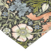 Morris BlackBackground 1896 Compton Floral Pattern Tafelkleed (Gekanteld)