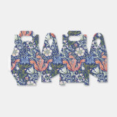 Morris Blauwe Achtergrond 1896 Compton Bloemenpatr Bedankdoosjes (Uitgevouwen)