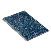 Morris Blauwe Achtergrond Vintage Blackthorn Patro Notitieboek (Rechterzijde)