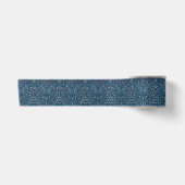 Morris Blauwe Achtergrond Vintage Blackthorn Patro Satijnen Lint (Voorkant)