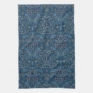 Morris Blauwe Achtergrond Vintage Blackthorn Patro Theedoek