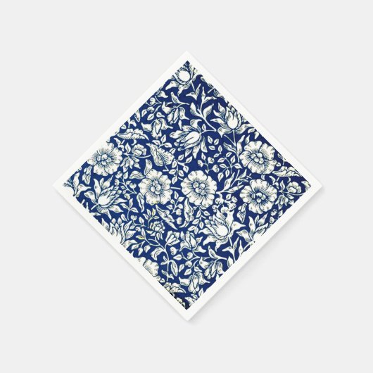 Morris - Blauwe kaasmalve, bekend dessin, Servet (Hoek)