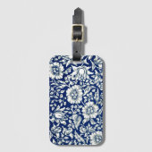 Morris - Blauwe Mallow,  patroon Bagagelabel (Voorkant (verticaal))