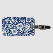 Morris - Blauwe Mallow, patroon Bagagelabel (Voorkant (horizontaal))