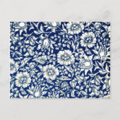 Morris - Blauwe Mallow, patroon Briefkaart (Voorkant)