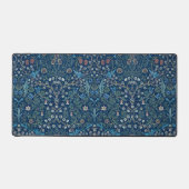 Morris Blue Achtergrond  Blackthorn Pattern Bureaumat (Voorkant)