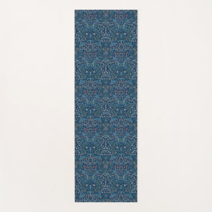 Morris Blue Achtergrond  Blackthorn Pattern Yogamat