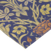 Morris Blue Achtergrond Roos & Lily Flower Pattern Tafelkleed (Gekanteld)