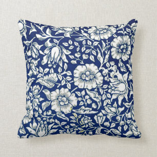 Morris - Blue Mallow,  patroon Kussen