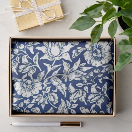 Morris - Blue Mallow Tissuepapier (Geschenk)