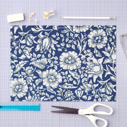 Morris - Blue Mallow Tissuepapier (Craft)