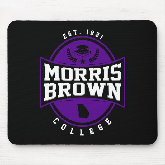 Morris Brown College Arch Design Retro Mannen Muismat (Voorkant)