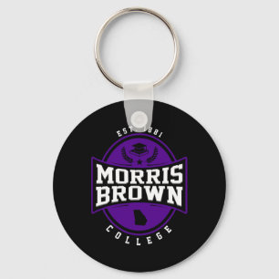 Morris Brown College Arch Design Retro Mannen Sleutelhanger