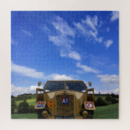 Morris, C8, wartime howitzer-vrachtwagen. Legpuzzel