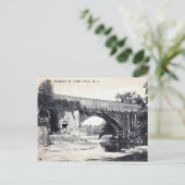 Morris Canal Aquaduct, Kleine Herfsten, NJ Vintage Briefkaart (Staand voorkant)