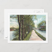 Morris Canal, Bloomfield, Vintage van New Jersey Briefkaart (Voorkant / Achterkant)