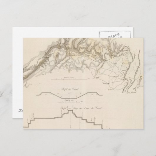 Morris Canal Briefkaart (Voorkant / Achterkant)