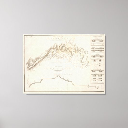 Morris Canal Canvas Afdruk (Voorkant)