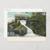 Morris Canal, Sluice, Boonton, NJ 1907 Vintage Briefkaart (Voorkant / Achterkant)