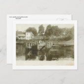 Morris Canal, Vintage van New Jersey Briefkaart (Voorkant / Achterkant)