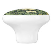 Morris Classic Floral Style Floral Ceramic Pull Keramische Knop (Zijkant)