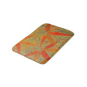 Morris & Co. Bamboe-patroon Godwin Oranje & Salie Badmat (Gekanteld)