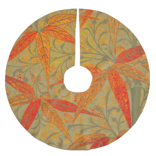 Morris & Co. Bamboe-patroon Godwin Oranje & Salie Kerstboom Rok