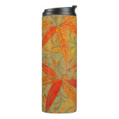 Morris & Co. Bamboe-patroon Godwin Oranje & Salie Thermosbeker (Gedraaid links)