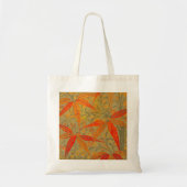 Morris & Co. Bamboe-patroon Godwin Oranje & Salie Tote Bag (Voorkant)