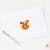 MORRIS Coat of Arms Ronde Sticker (Envelop)