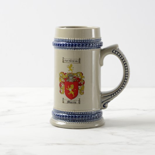 Morris Coat of Arms Stein Bierpul (Rechts)