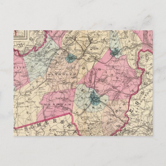 Morris County Briefkaart (Voorkant)