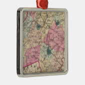 Morris County, NJ Metalen Ornament (Rechts)