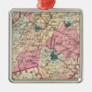 Morris County, NJ Metalen Ornament