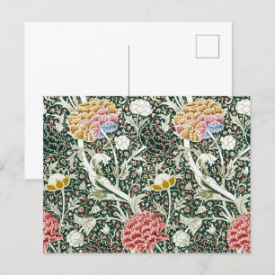 Morris Cray  Bloesem Floral Design Groen Briefkaart