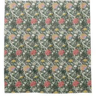 Morris Cray Vintage Bloem Bloemendesign Groen Douchegordijn