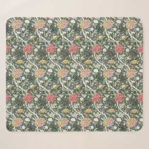Morris Cray Vintage Bloem Bloemendesign Groen Sherpa Deken
